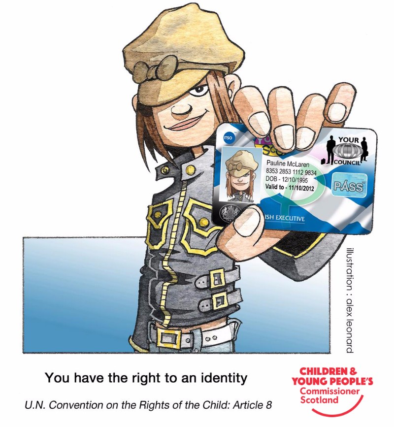 You have the right to an identity