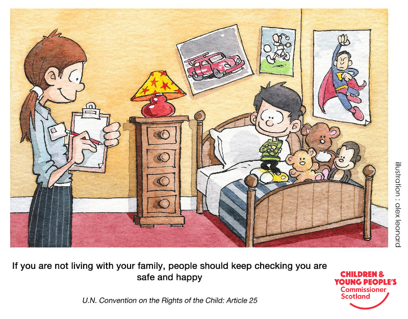 If you are not living with your family, people should keep checking you are safe and happy 