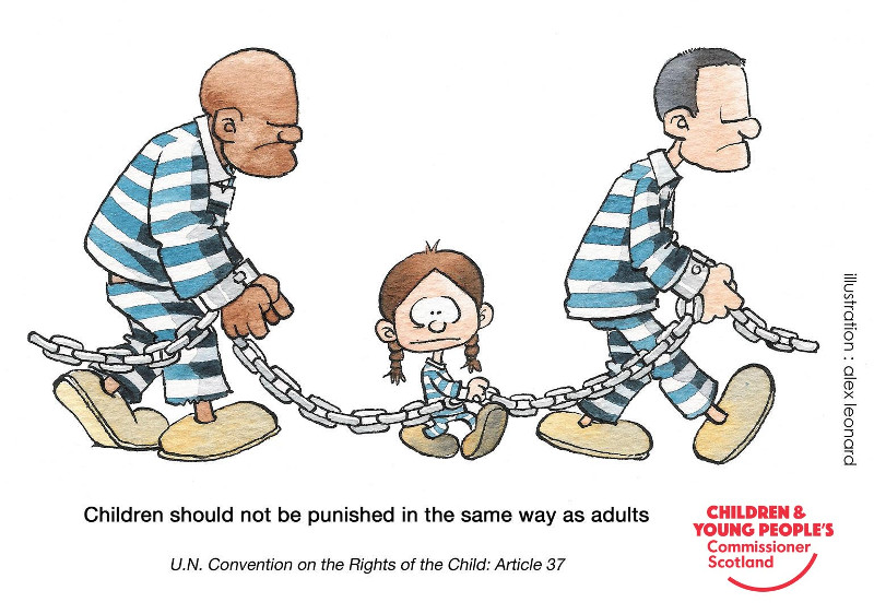 Children should not be punished in the same way as adults
