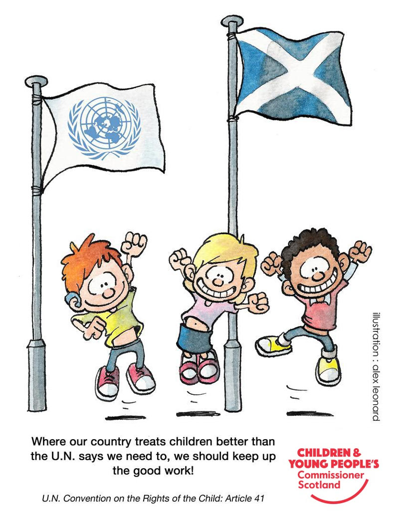 Where our country treats children better than the U.N. says we need to, we should keep up the...